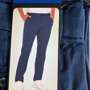 Banana Republic Men’s Straight Fit Chino Pant Blue Size: 36x30